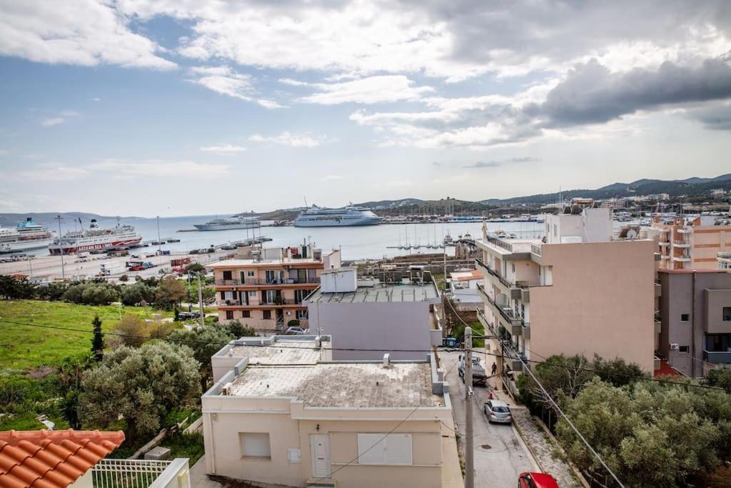 Seafront Central Apt In Lavrio Appartement Buitenkant foto